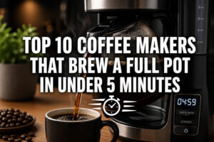 Read more about the article Top 10 Coffee Makers That Brew a Full Pot in Under 5 Minutes