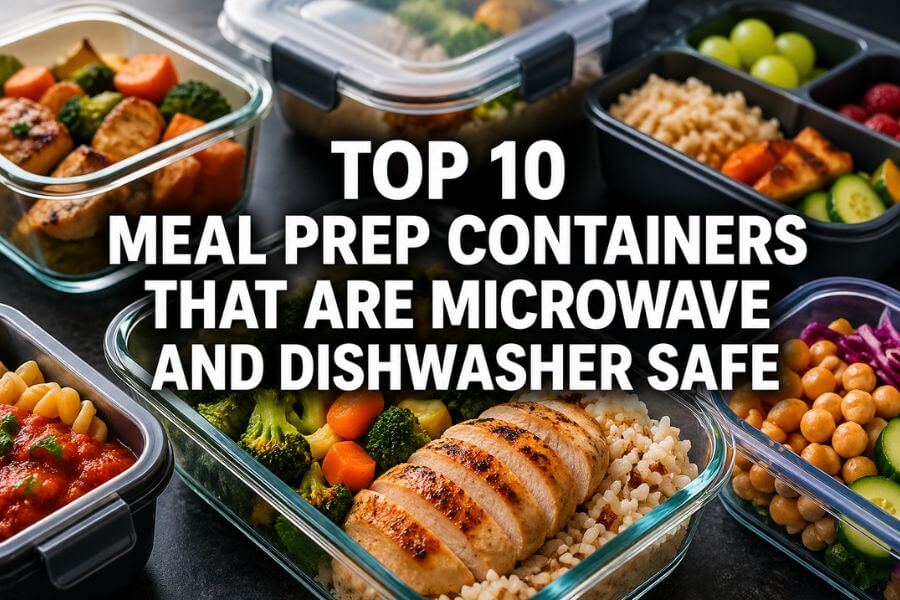 You are currently viewing Top 10 Meal Prep Containers That Are Microwave and Dishwasher Safe