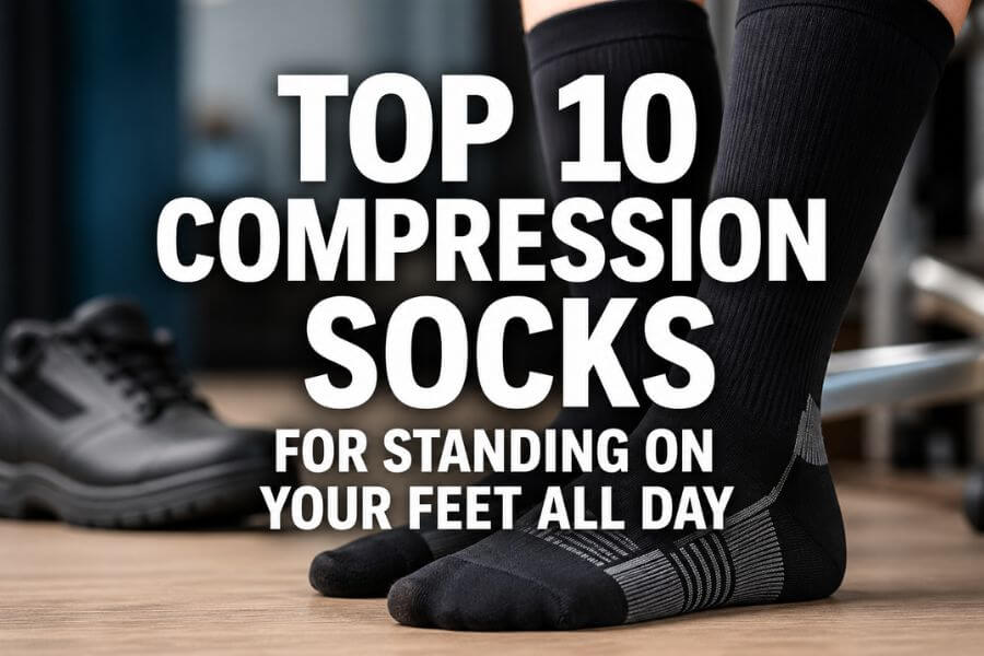 Read more about the article Top 10 Compression Socks for Standing on Your Feet All Day