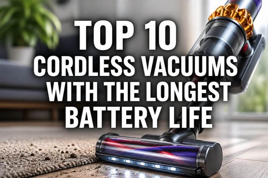 Read more about the article Top 10 Cordless Vacuums With the Longest Battery Life
