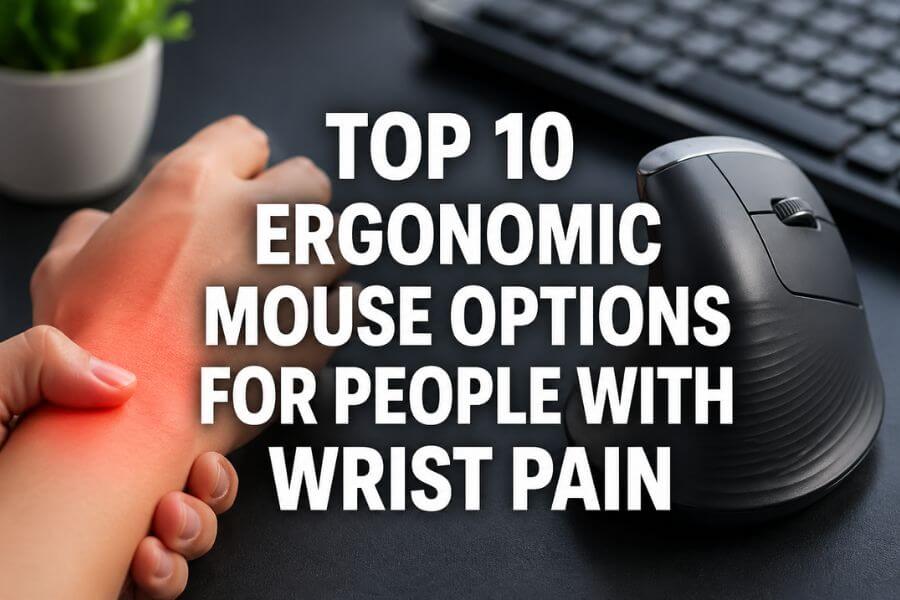 Read more about the article Top 10 Ergonomic Mouse Options for People With Wrist Pain