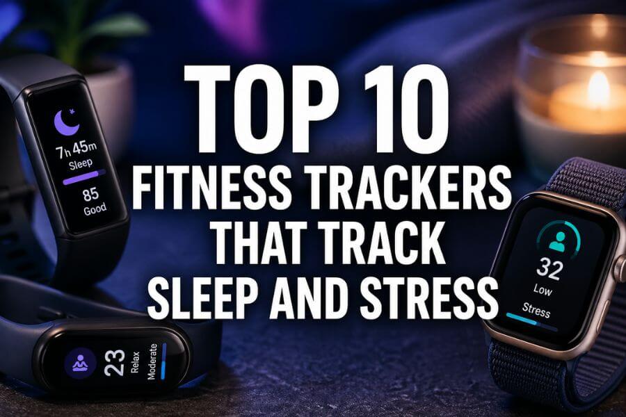 Read more about the article Top 10 Fitness Trackers That Track Sleep and Stress